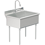 UTILITY SINK 36 X 24 W / PULL DOWN SPRAYER FAUCET