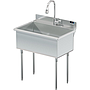 UTILITY SINK 30 X 18 W / PULL DOWN SPRAYER